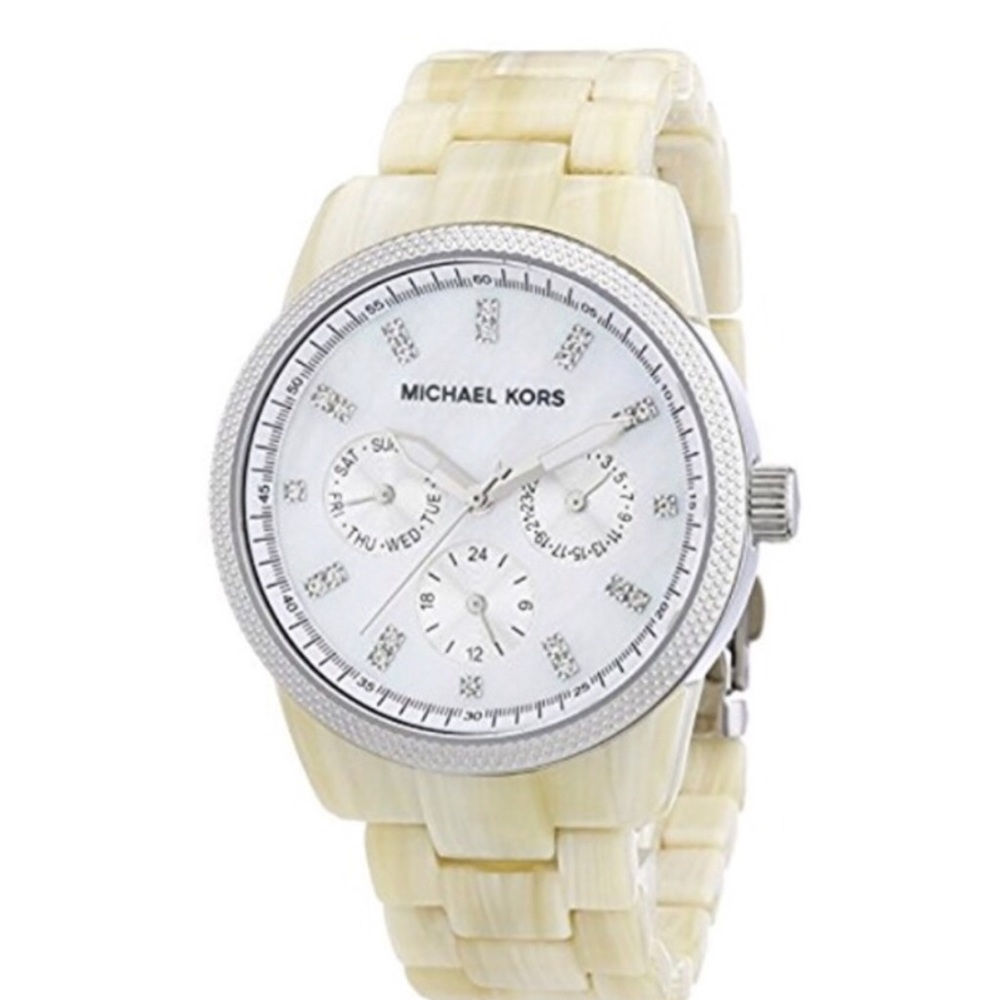 Michael Kors Alabaster Horn Watch